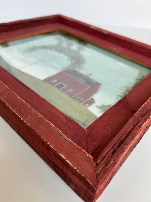 Primitive Farmhouse Print Framed