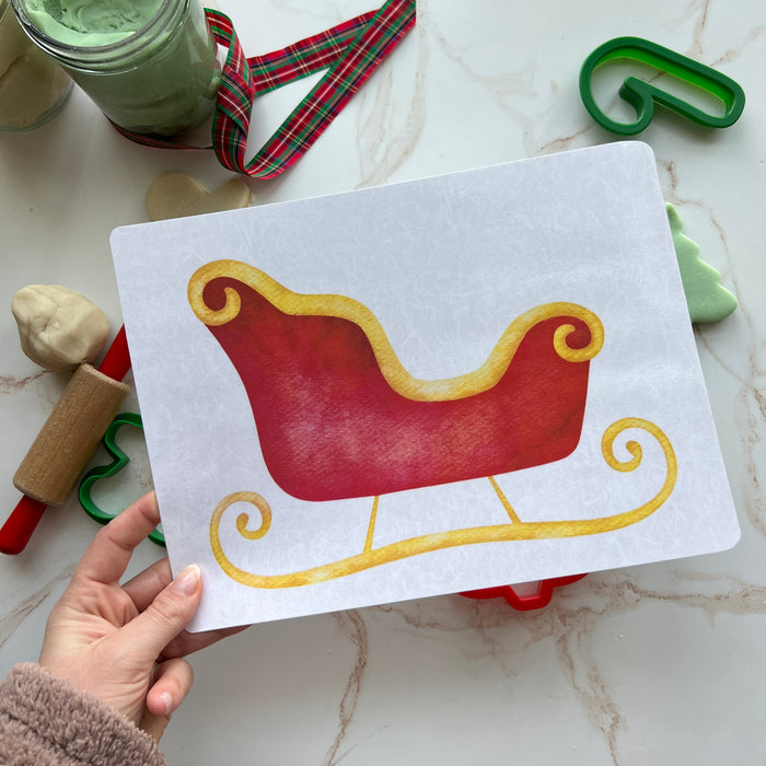 Christmas Themed Play-Doh Mats